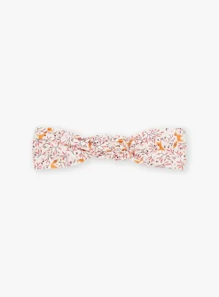 Sergent Major Chapeau & Bandeau-Bandeau écru à imprimé fleuri et renards