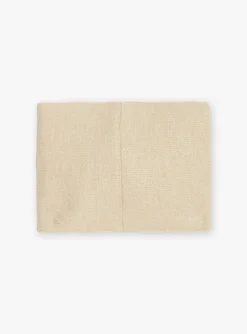 Sergent Major Bonnet, Echarpe & Gants-Bandeau taupe en tricot