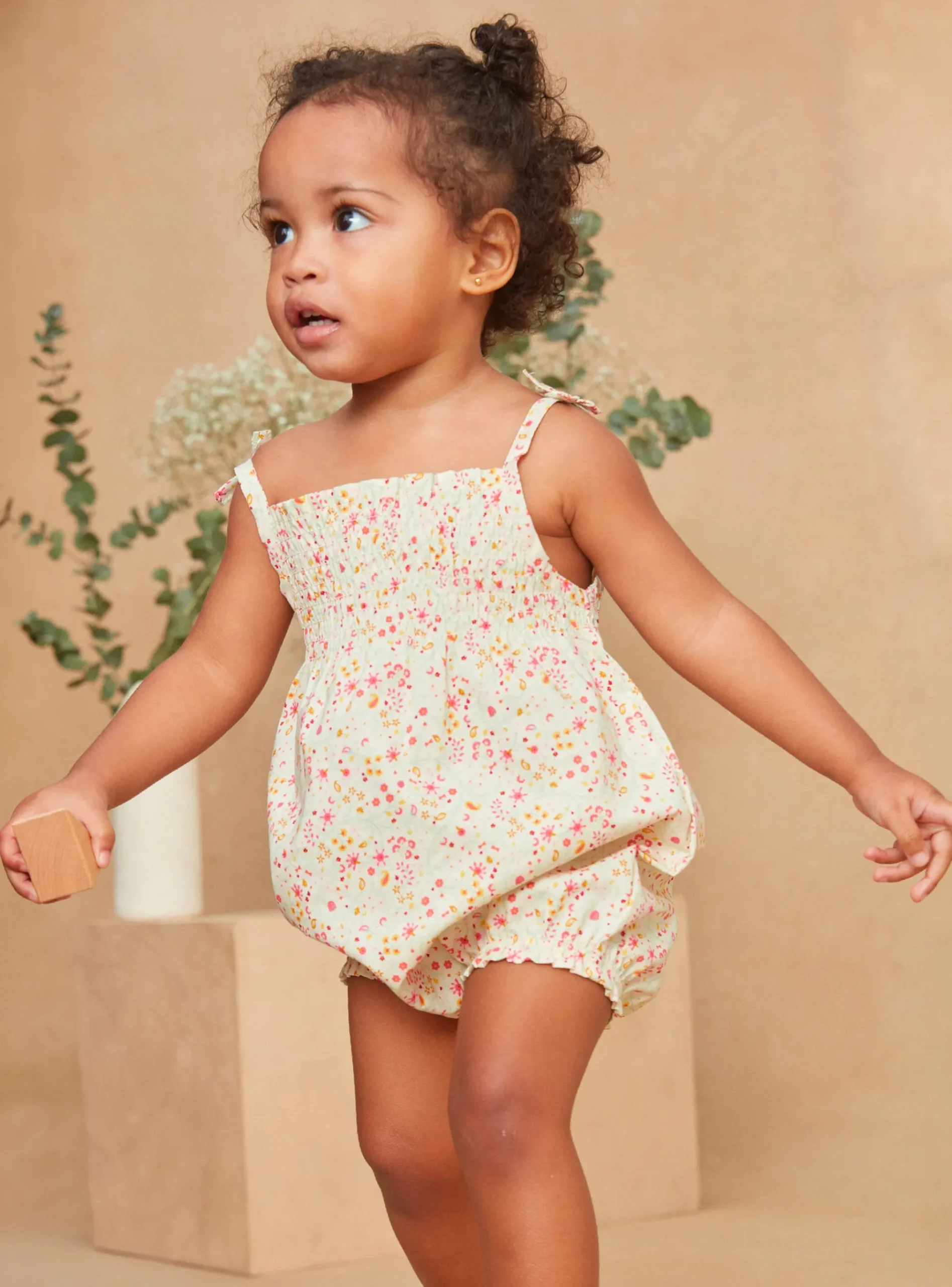 Sergent Major Robe-Barboteuse Ecrue
