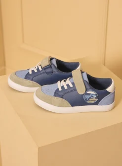 Sergent Major Chaussures & Chaussons-Basket tricolore &agrave; scratch