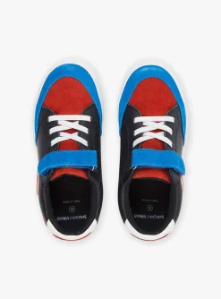 Sergent Major Chaussures & Chaussons-Baskets bleues marine en cuir