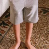 Sergent Major Bermuda-Bermuda gris chin&eacute; enfant gar&ccedil;on