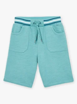 Sergent Major Bermuda-Bermuda turquoise en molleton