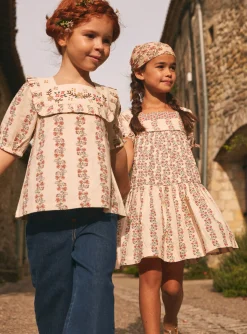 Sergent Major Blouse & T-shirt-Blouse à volant motif fleuri