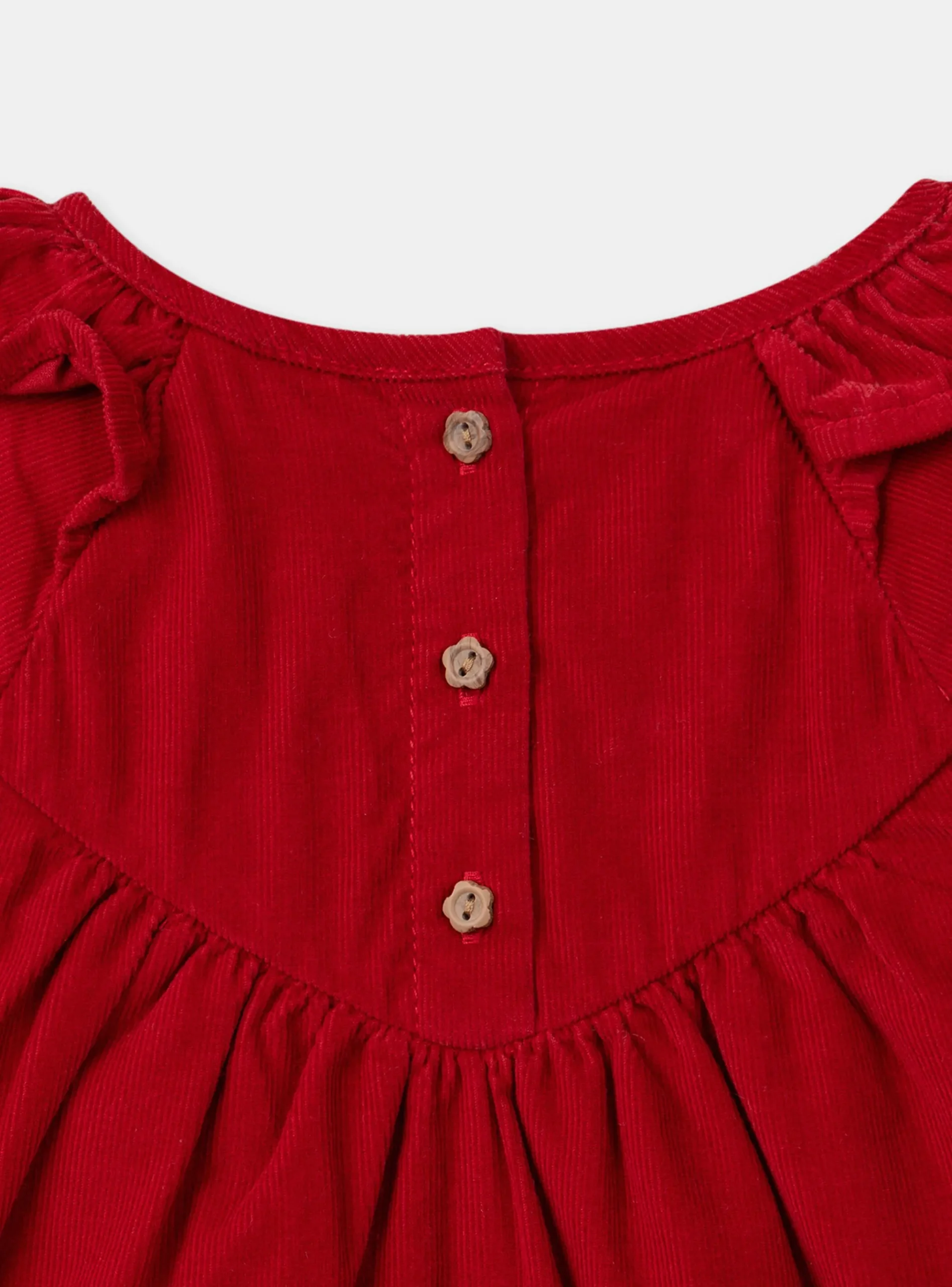 Sergent Major Blouse & T-shirt-Blouse brodée en velours côtelé