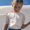 Sergent Major Blouse & T-shirt-Blouse &eacute;crue en popeline de coton
