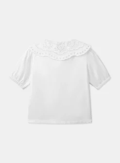Sergent Major Blouse & T-shirt-Blouse &eacute;crue en popeline de coton