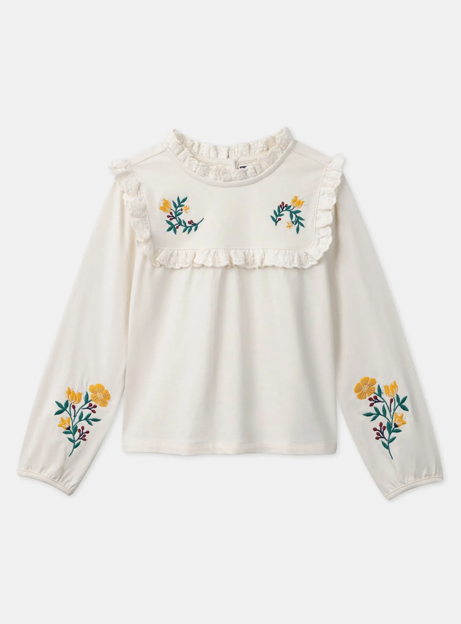 Sergent Major Blouse & T-shirt-Blouse en jersey brodée