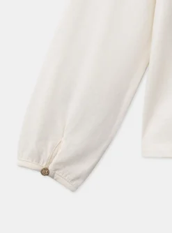Sergent Major Blouse & T-shirt-Blouse en jersey brodée