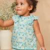 Sergent Major T-shirt & Blouse-Blouse Sans Manches Imprim&eacute;e Ivoire