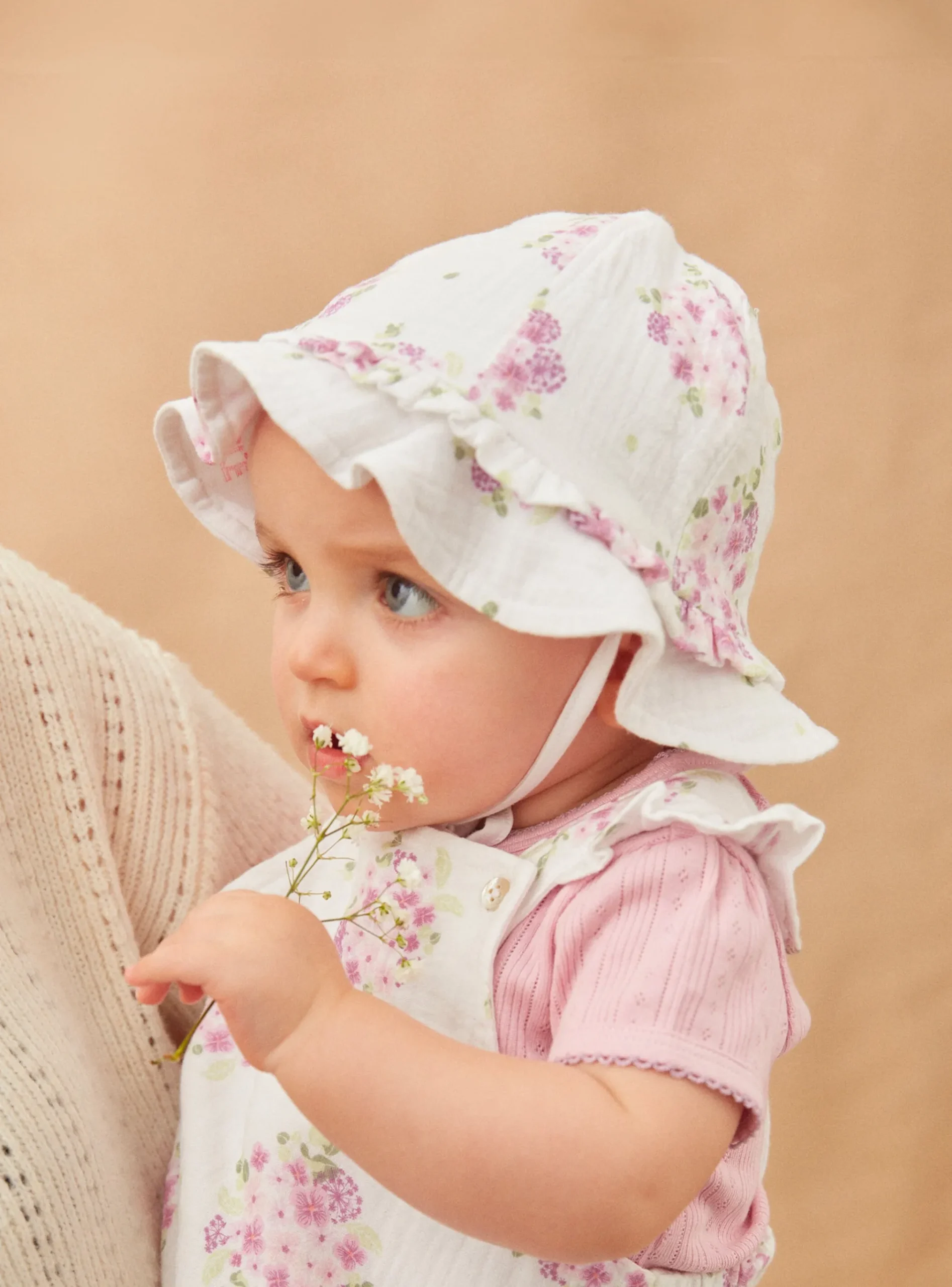 Sergent Major Bonnet, Moufle, Chausson & Chaussette | Chapeau & Bandeau-Bob en double gaze de coton