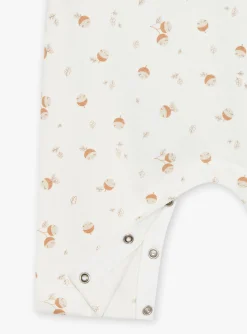 Sergent Major Tenues & Ensembles-Body caramel, salopette &eacute;crue et chaussettes beiges