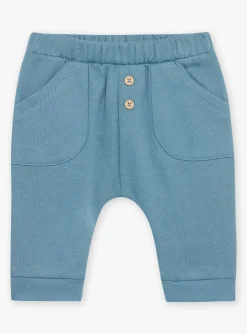 Sergent Major Tenues & Ensembles-Body T-shirt &eacute;cru, pantalon bleu et bandana &eacute;cru et bleu gris&eacute;