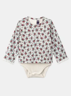 Sergent Major Body-Body tshirt  imprim&eacute; fleuri
