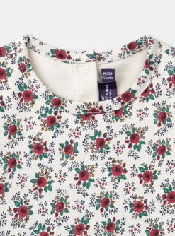 Sergent Major Body-Body tshirt  imprim&eacute; fleuri