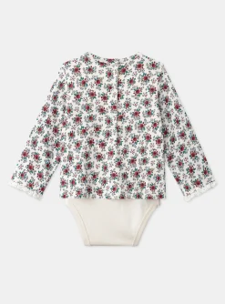 Sergent Major Body-Body tshirt  imprim&eacute; fleuri
