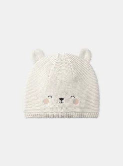 Sergent Major Bonnet, Echarpe & Gant-Bonnet Beige Chiné