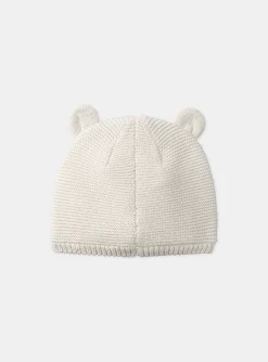 Sergent Major Bonnet, Echarpe & Gant-Bonnet Beige Chiné