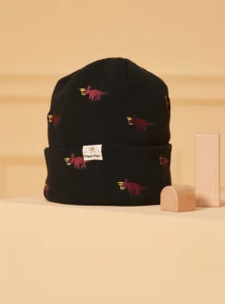 Sergent Major Bonnet, Echarpe, & Gant-Bonnet Bleu marine