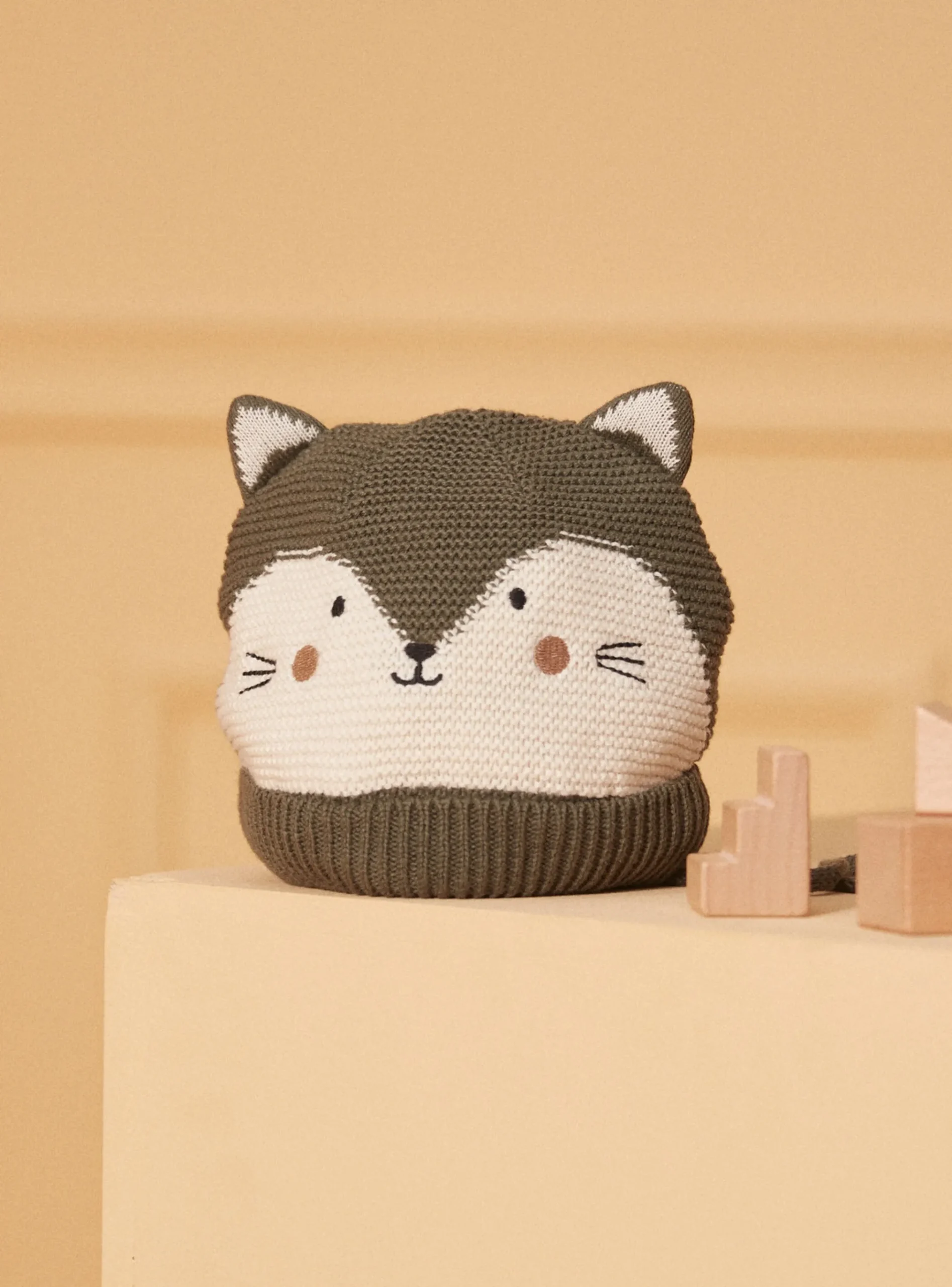 Sergent Major Bonnet, Echarpe & Gant-Bonnet cache oreille animal