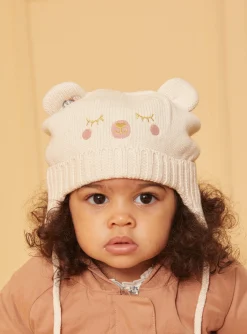 Sergent Major Bonnet, Echarpe & Gant-Bonnet cache-oreilles ourson