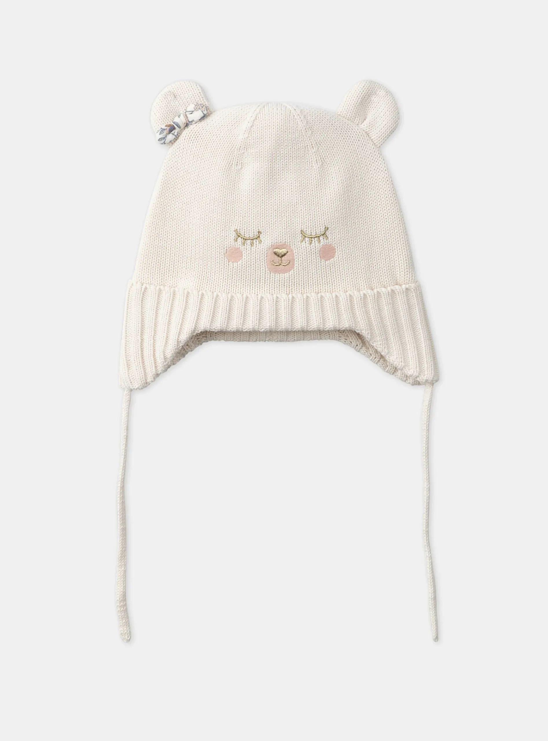 Sergent Major Bonnet, Echarpe & Gant-Bonnet cache-oreilles ourson