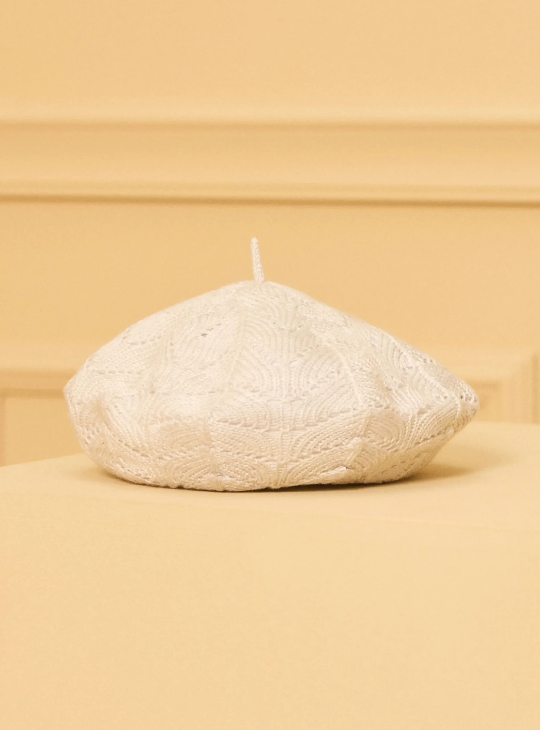 Sergent Major Chapeau & Bandeau-Bonnet Ecru chiné