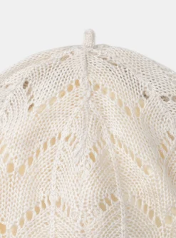 Sergent Major Chapeau & Bandeau-Bonnet Ecru chiné