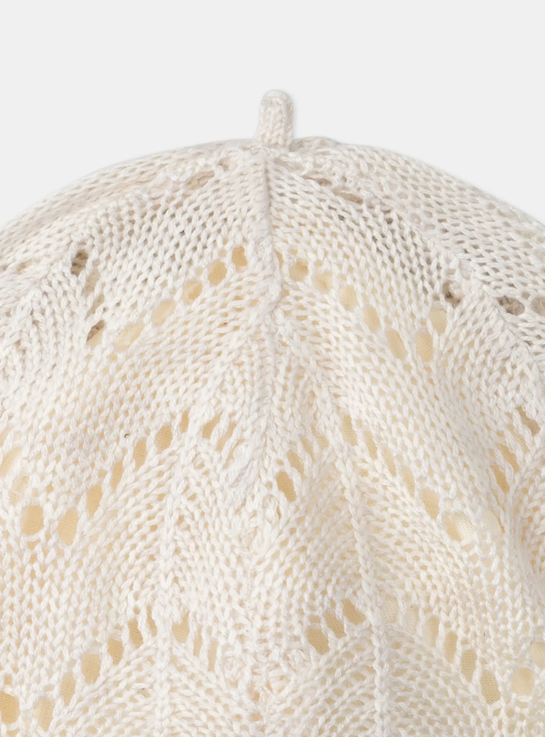 Sergent Major Chapeau & Bandeau-Bonnet Ecru chiné