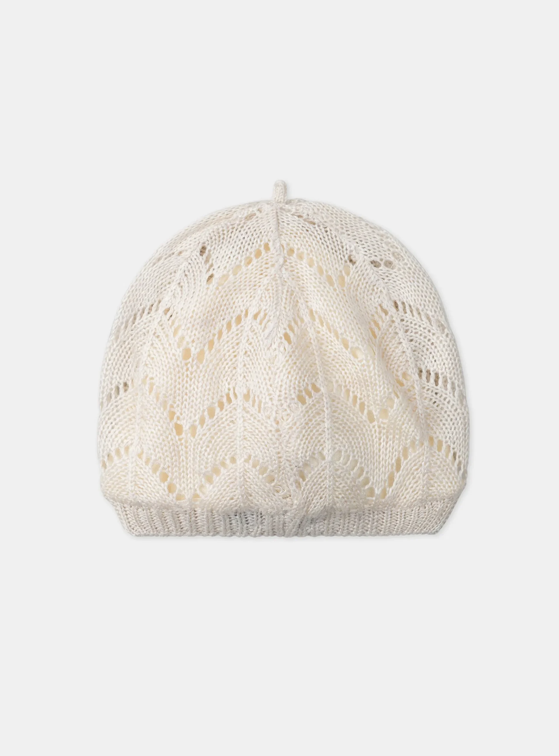Sergent Major Chapeau & Bandeau-Bonnet Ecru chiné
