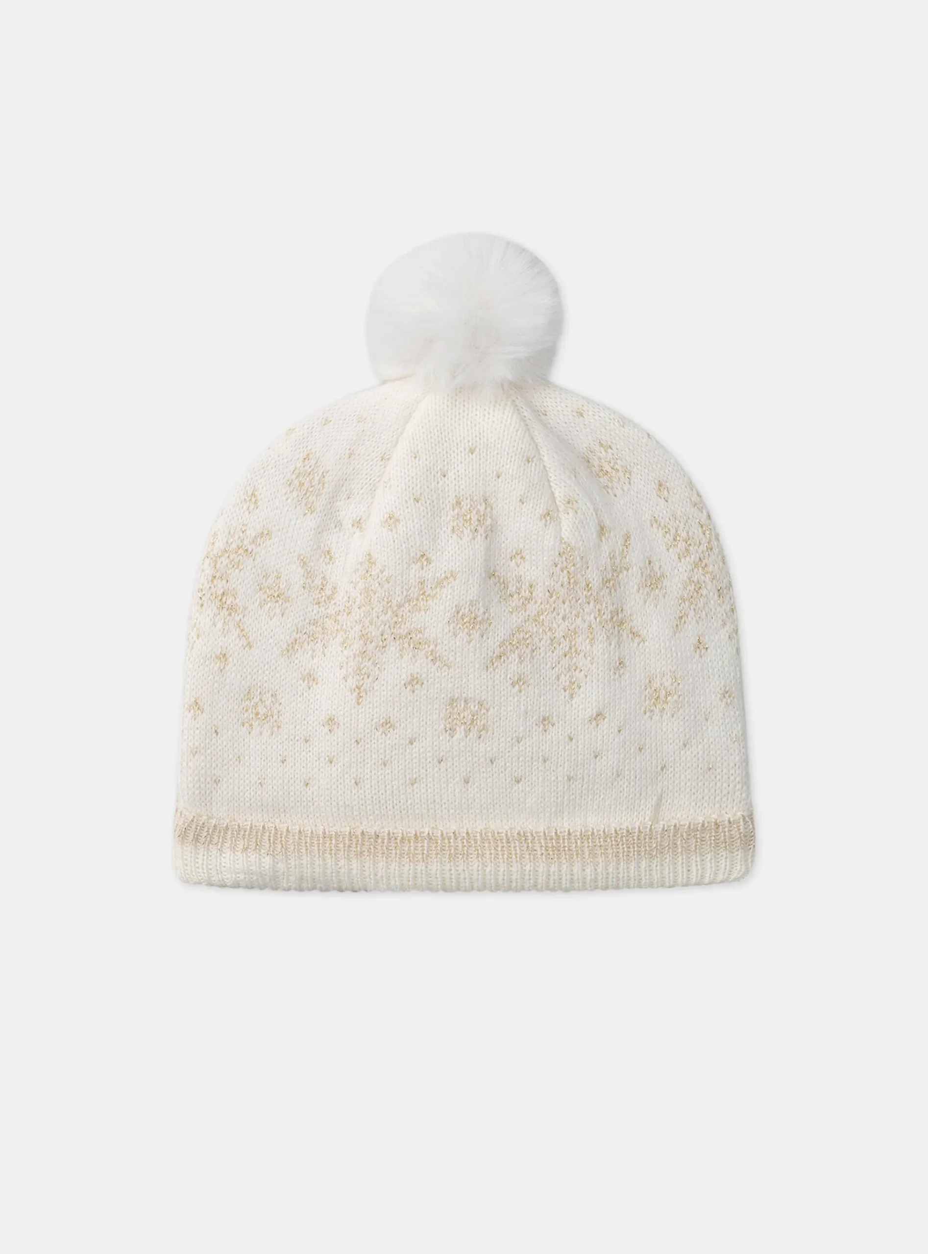 Sergent Major Bonnet, Echarpe & Gants-Bonnet maille avec pompom
