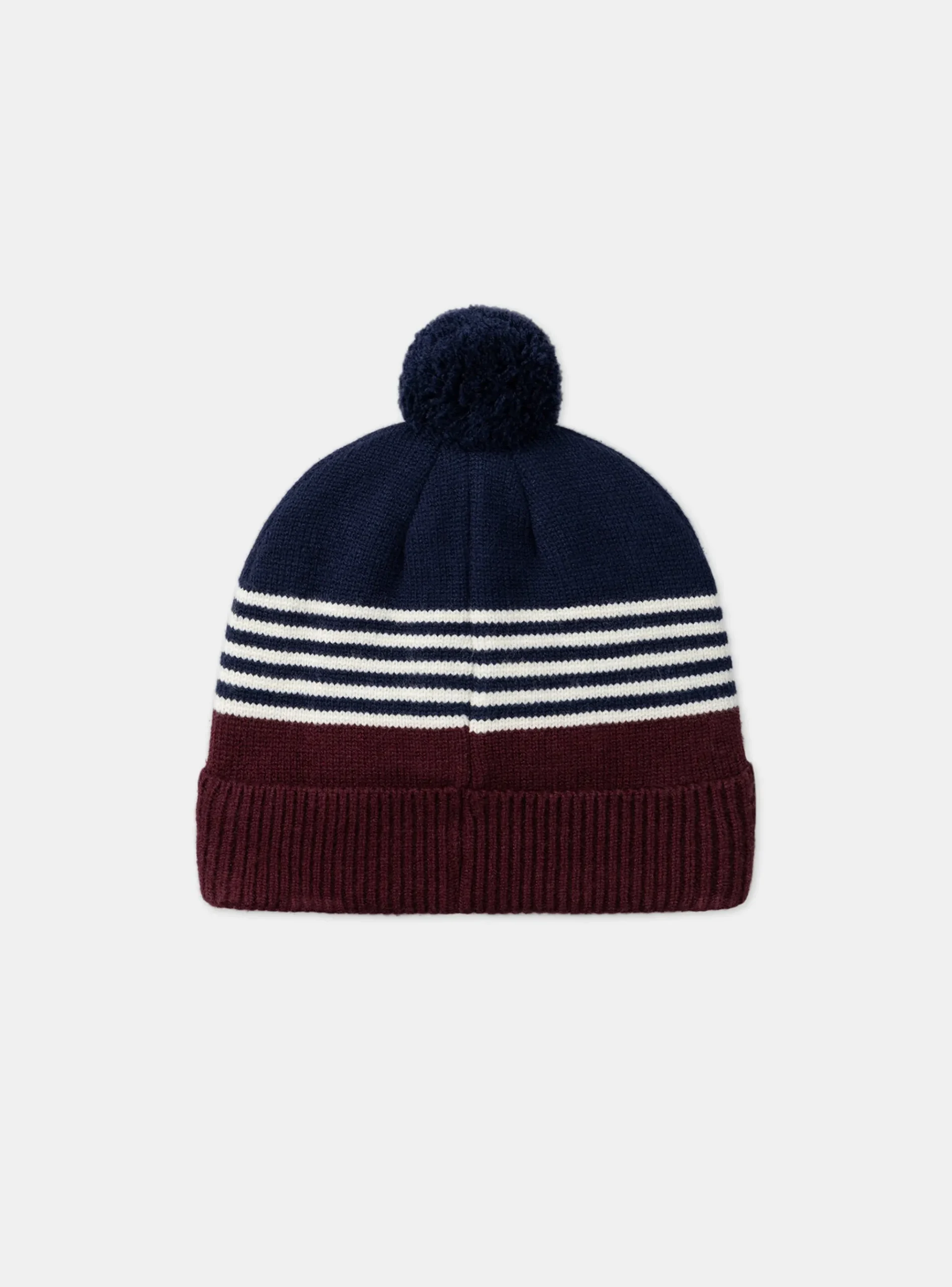 Sergent Major Bonnet, Echarpe, & Gant-Bonnet maille avec pompom