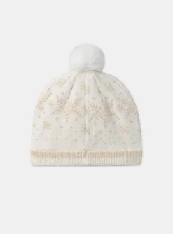 Sergent Major Bonnet, Echarpe & Gants-Bonnet maille avec pompom
