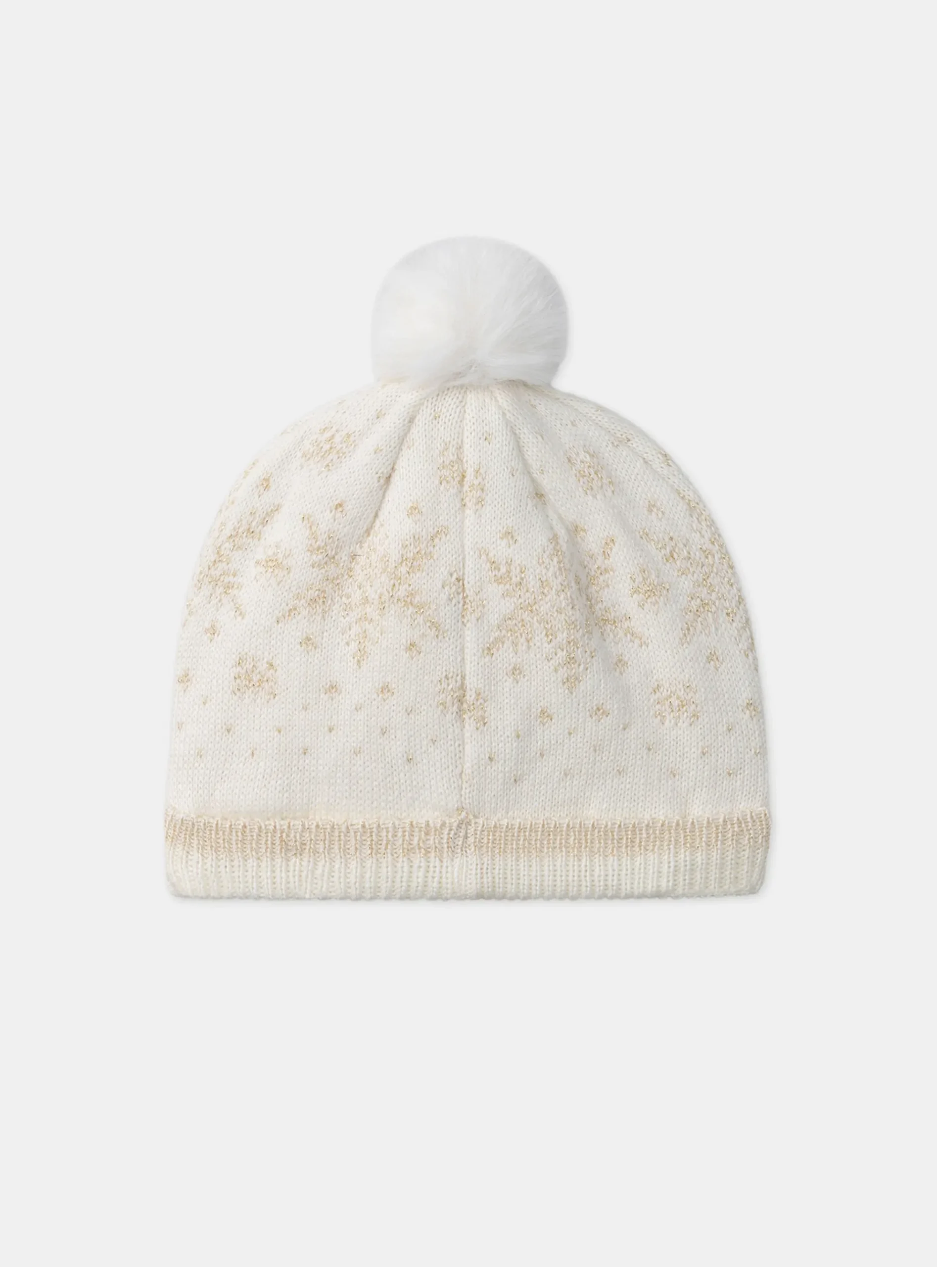Sergent Major Bonnet, Echarpe & Gants-Bonnet maille avec pompom