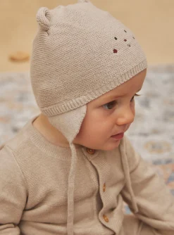 Sergent Major Bonnet, Moufle, Chausson & Chaussette-Bonnet noix en tricot