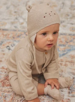 Sergent Major Bonnet, Moufle, Chausson & Chaussette-Bonnet noix en tricot