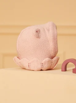 Sergent Major Bonnet, Echarpe & Gant-Bonnet Rose