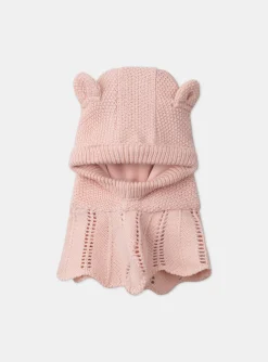 Sergent Major Bonnet, Echarpe & Gant-Bonnet Rose