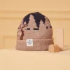 Sergent Major Bonnet, Echarpe, & Gant-Bonnet tricot jacquard