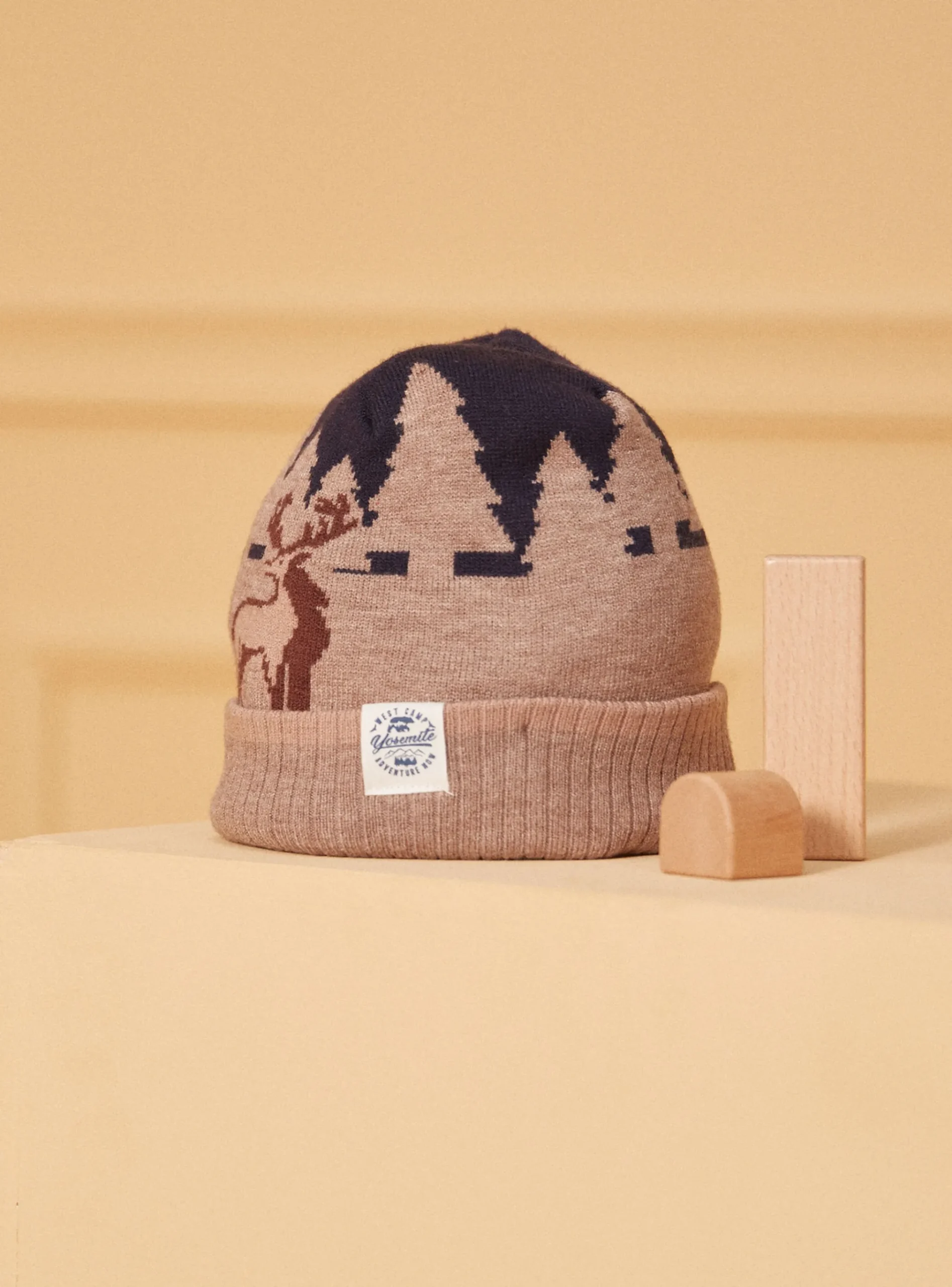 Sergent Major Bonnet, Echarpe, & Gant-Bonnet tricot jacquard
