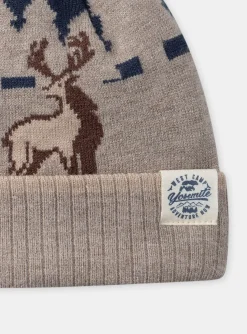 Sergent Major Bonnet, Echarpe, & Gant-Bonnet tricot jacquard
