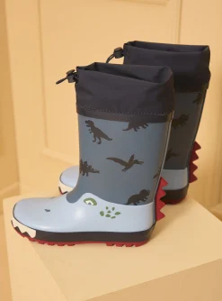 Sergent Major Chaussures & Chaussons-Botte de pluie dinosaure