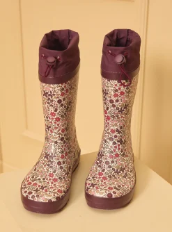 Sergent Major Chaussures Et Chaussons-Botte de pluie imprimé fleuri