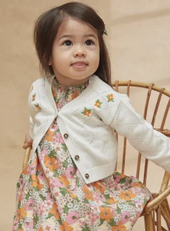 Sergent Major Pull, Gilet & Cardigan-Cardigan ajour&eacute; avec broderies