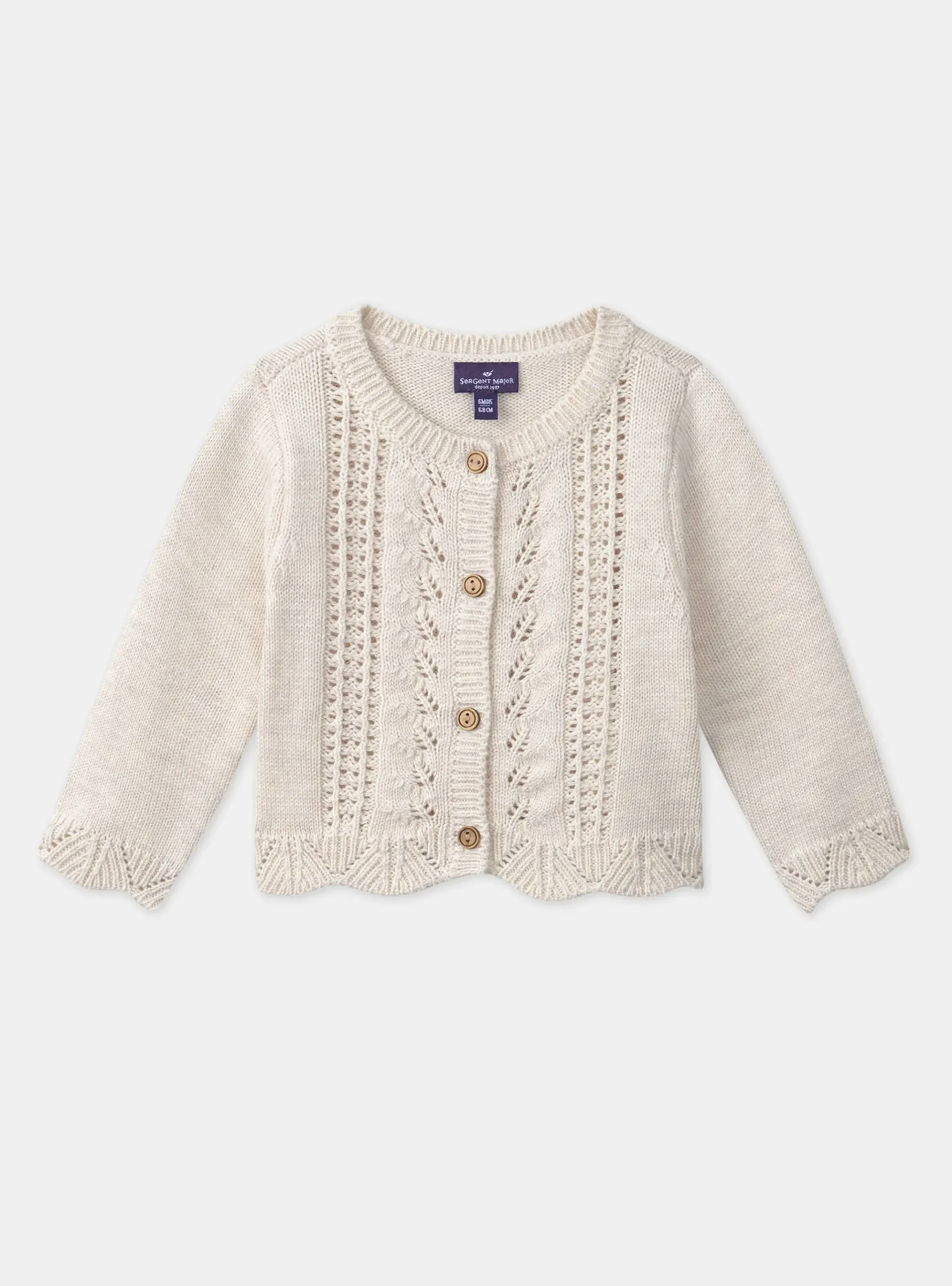Sergent Major Pull, Gilet & Cardigan-Cardigan ajouré fantaisie