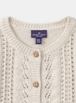 Sergent Major Pull, Gilet & Cardigan-Cardigan ajouré fantaisie