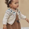 Sergent Major Pull, Gilet & Cardigan-Cardigan beige clair chin&eacute; en tricot