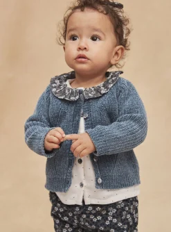 Sergent Major Pull, Gilet & Cardigan-Cardigan Bleu marine