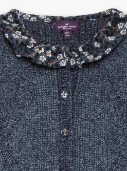 Sergent Major Pull, Gilet & Cardigan-Cardigan Bleu marine