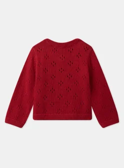 Sergent Major Pull, Gilet & Cardigan-Cardigan brod&eacute; fleurs